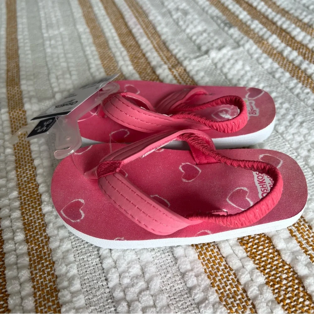 OshKosh B'Gosh Heart‎ Flip Flops Toddler S (5/6)